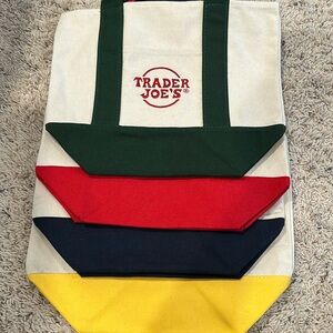 Trader Joe’s Mini Canvas Totes - set of 4